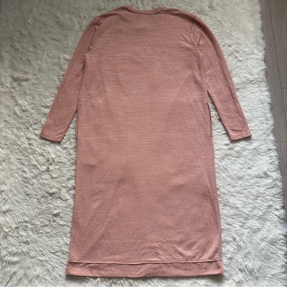 Free People FP Beach Sweater Bi-Coastal Cardigan Duster Papaya Sun Sz S